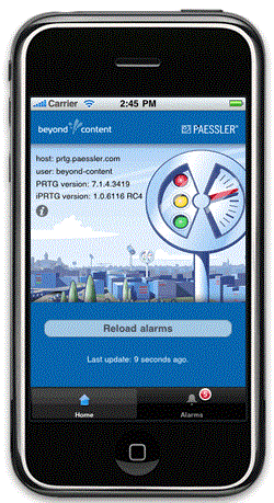 iPhone network monitoring