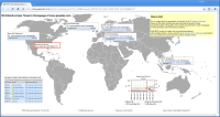 Worldwide network monitoring