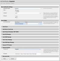 Screenshot of PRTG's Notification Settings
