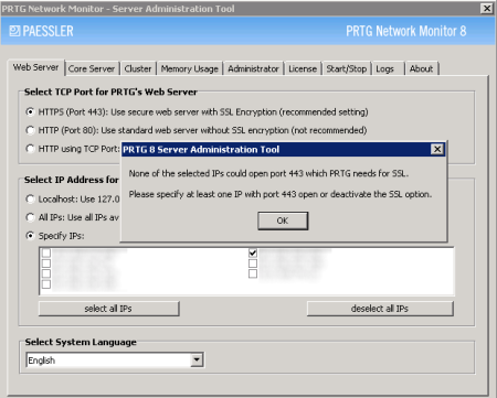 prtg ssl certificate installation